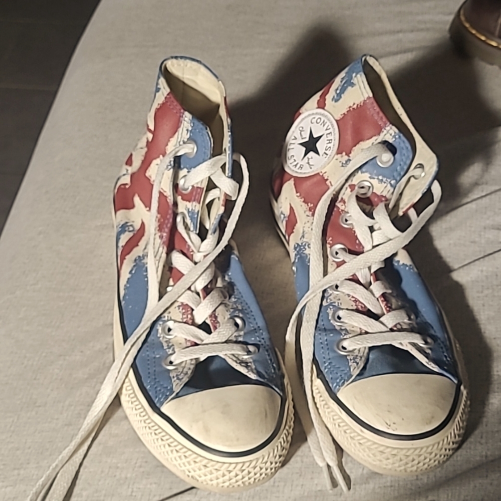 Converse all Star Y2k Chuck Taylor High union jack  casual high tops